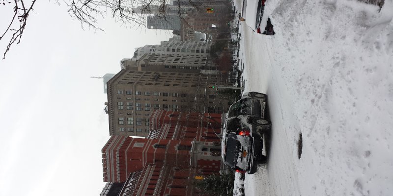 another snowy day in new york